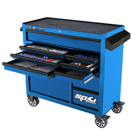 SP Tools 237 Piece Tool Kit Metric/SAE In Custom Blue Roll Cab SP50623BK